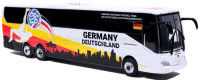 87-021 Mercedes Benz Tourrider Germany Soccer Team. "Die Nationalmannschaft". Teambus zur Fußballweltmeisterschaft 2026. 1:87